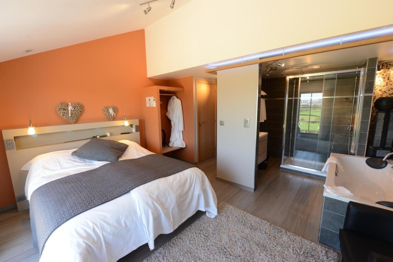 Les Coteaux Du Vinave Bed & Breakfast Herve Bagian luar foto
